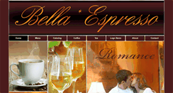 Desktop Screenshot of bella-espresso.com
